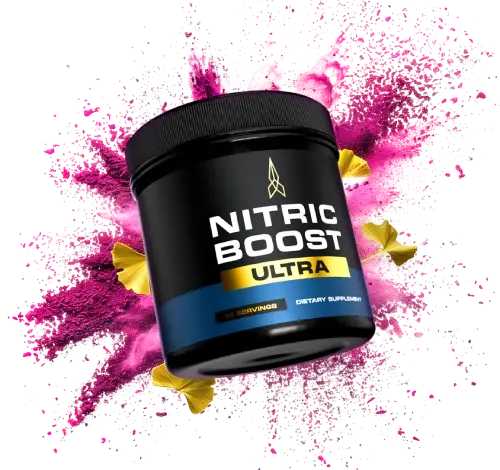 Nitric Boost Ultra bottle – natural male performance supplement